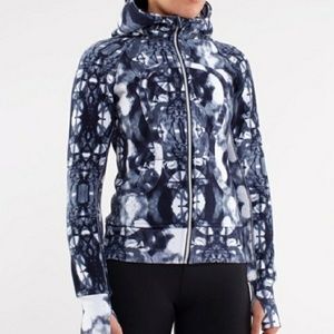 Rare lululemon athletica inkblot Scuba Hoodie